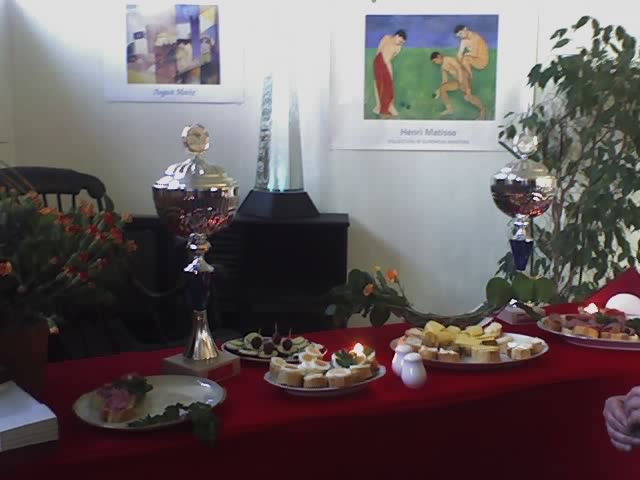 Buffet und die Wanderpokale